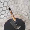 Handmade Pen - Sierra Click Pen: Chrome with Marblewood - Image 2